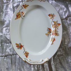 VINTAGE JAPAN PLATTER 'GOLDEN AUTUMN'  
