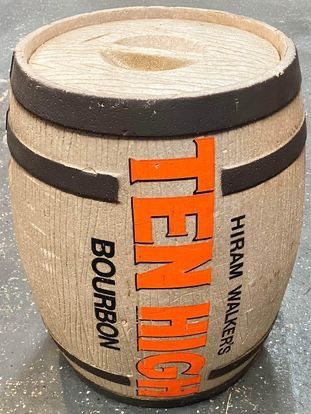 Rare Vintage Hiram Walker's Ten High Styrofoam Cooler