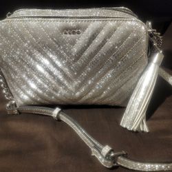 Aldo Bling Silver Crossbody Bag