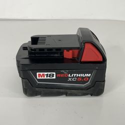 Milwaukee M18 18-Volt 5.0 Ah Lithium-Ion XC Extended Capacity Battery Pack