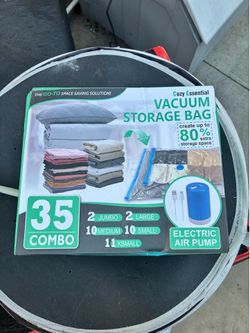 Vacuum Storage Bag Combo System