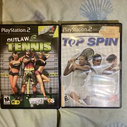 Outlaw Tennis and Top Spin For The Sony PlayStation 2