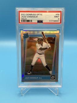 Jazz Chisholm 2021 Donruss Optic Rated Rookie Holo #58 - PSA 9