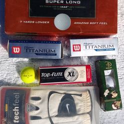 Wilson And Top flite Golf Balls.