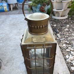 Brass Chief light ship lantern No. 3509