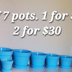 Set Of Planters🪴🩵