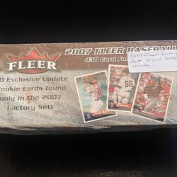 2007 Fleer Baseball Complete Sealed Set With +30 Rookies Tim Lincecum