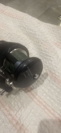Clean Shimano Torium 20HG fishing reel Loaded With Spectra Line