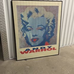 Andy Warhol Framed Marilyn Print
