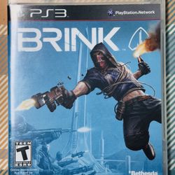 Brink (Sony PlayStation 3, 2011) PS3 With Case Tested/Works Adult Owned