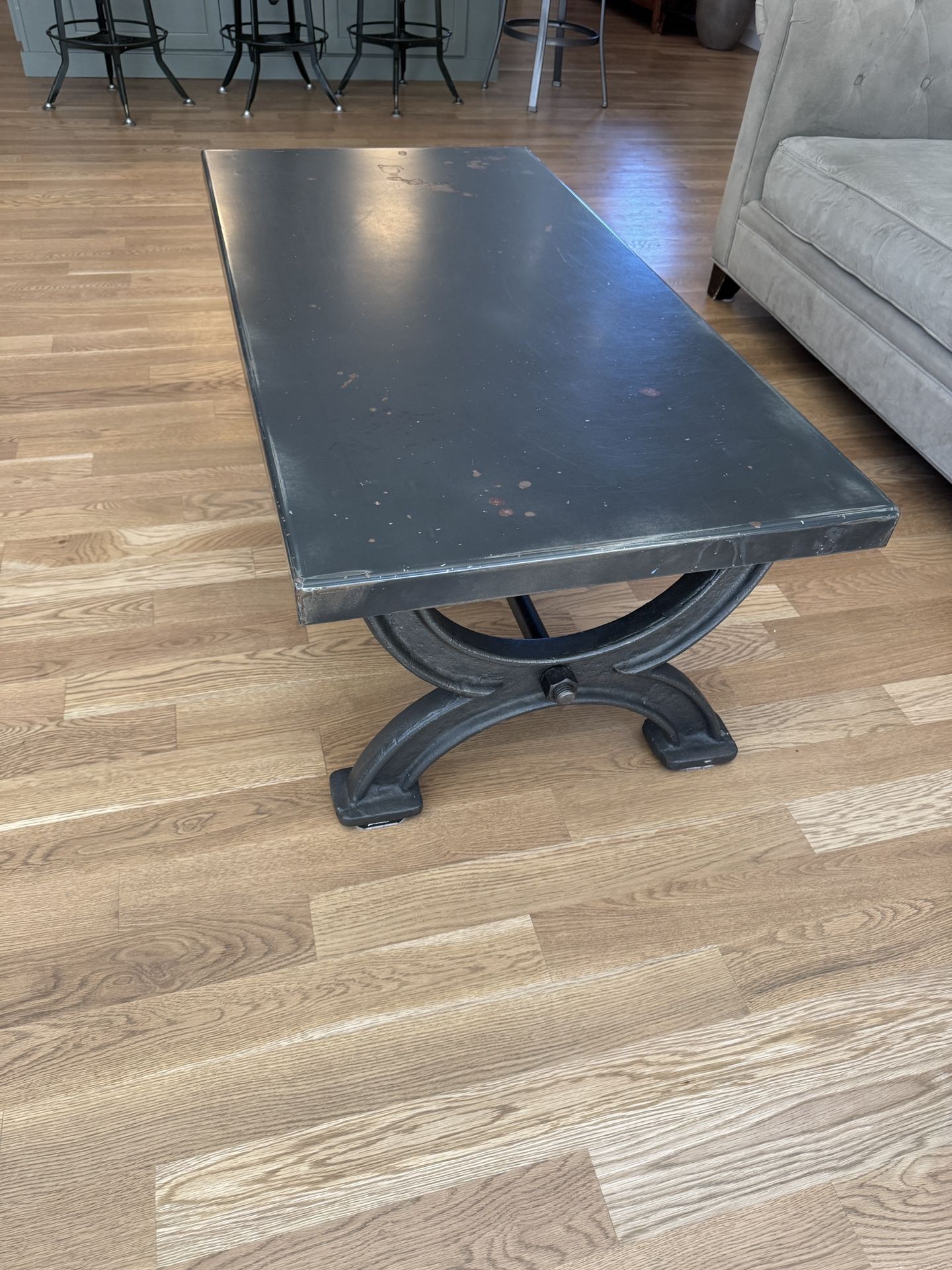 Restoration Hardware- Metal Coffee Table