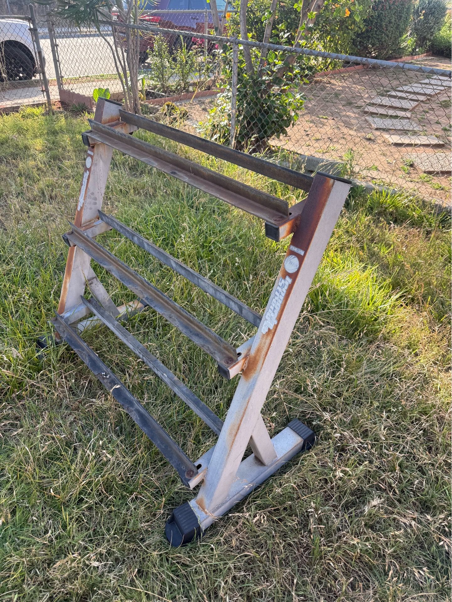3 tier dumbbell rack