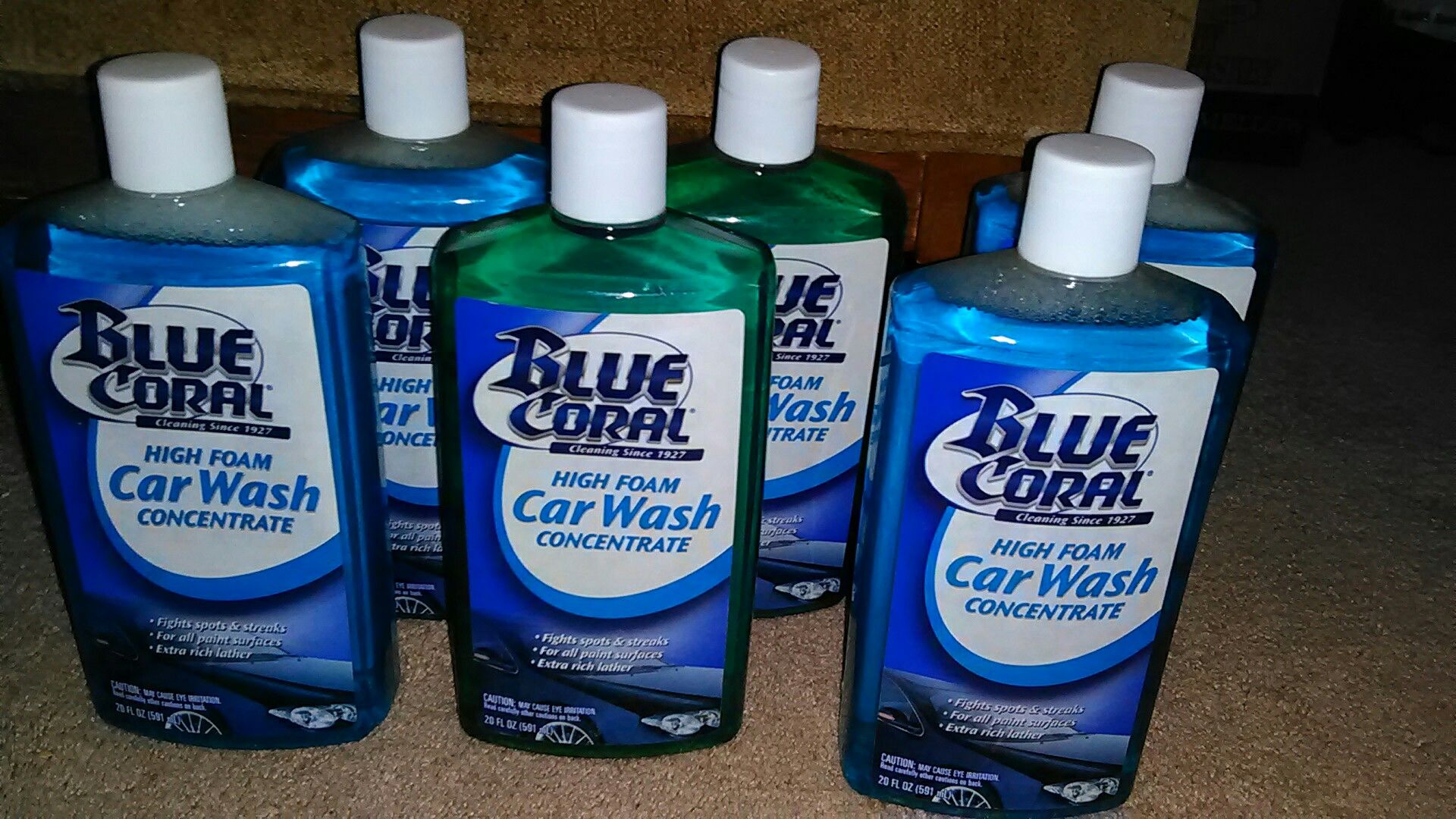 Blue Coral High Foam Car Wash Concentrate* $2.50 a bottle