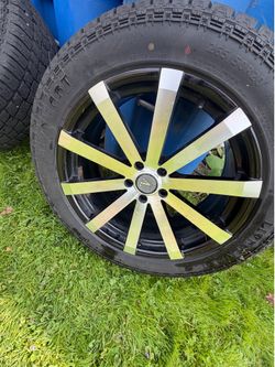 20” rims and tires
