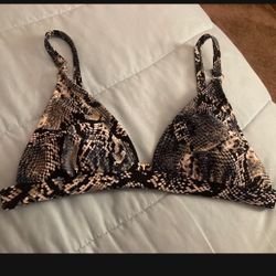 Snake Print Bikini Size Small 