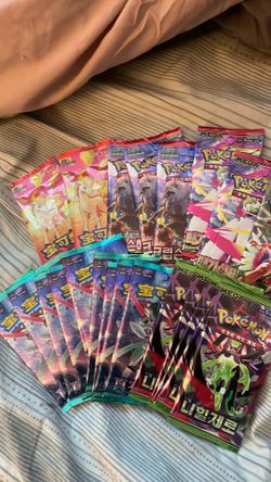 Korean and  Chinese packs 23 packs