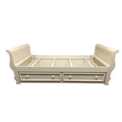 Ethan Allen Sleigh Trundle Bed