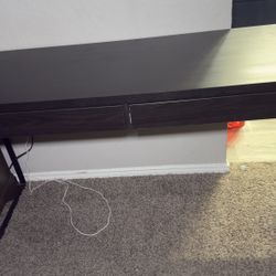 IKEA MICKE black-brown desk