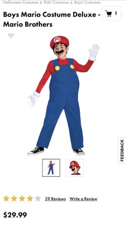 Mario Costume $15 size 7-8 (M)