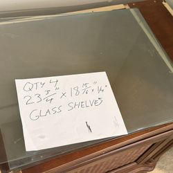 Glass Shelves 23 3/4 X 18 15/16