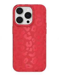 Red Hot Leopard iPhone 14pro Case 