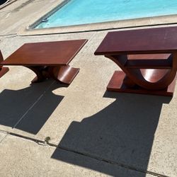 Mid Century Coffee Table With two end tables