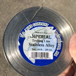 Fishing Trolling Line-Stainless Alloy- 40 Lb 250 Yards