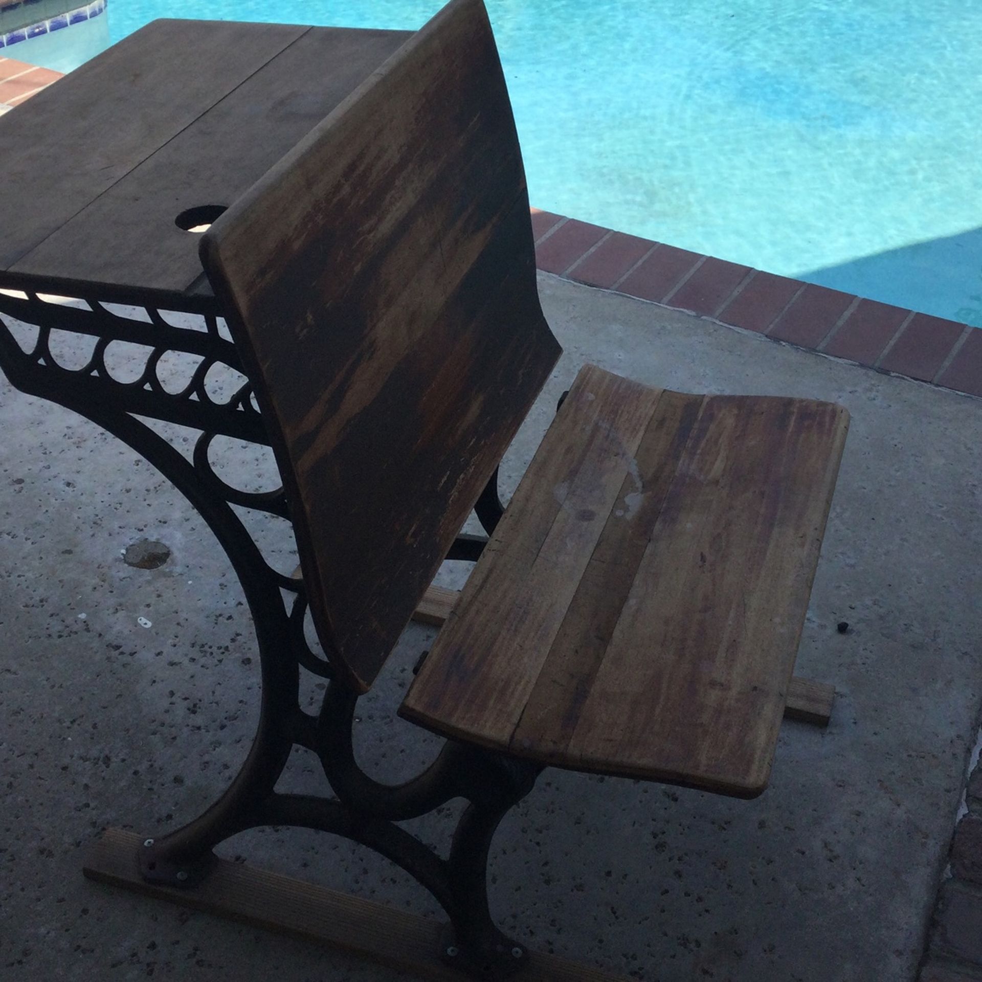 Old Fashioned Student Desk