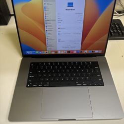 MacBook Pro 2021 16’ Apple Care + UNTIL 2025!!