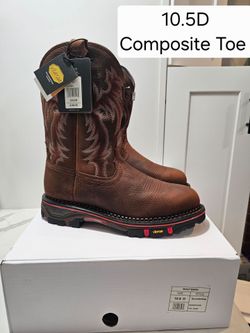 Cody James Composite Toe Work Boots Size 10.5 D and 11D