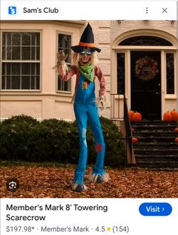 Member's Mark 8' Towering Halloween Scarecrow