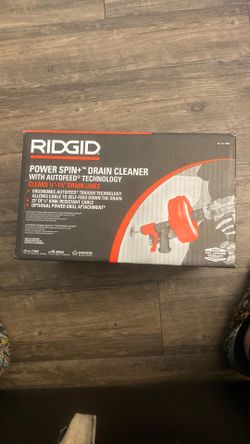 Ridgid Power spin drain cleaner