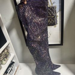 Thigh High Boot Heels