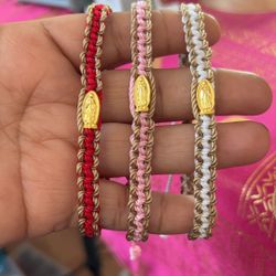 Pulseras Con Dije De La Virgencita 