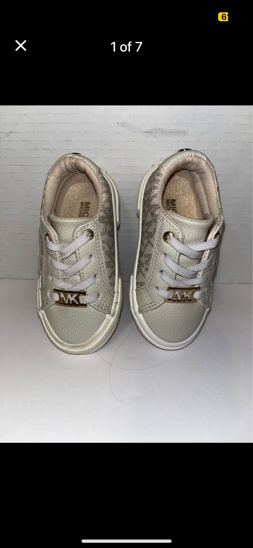 New Michael Kors Toddler Shoes Sz 5