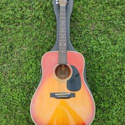 Vintage Alvarez 5025 Acoustic Guitar Made In Japan