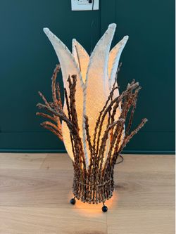 Unique one of a kind natural lamp