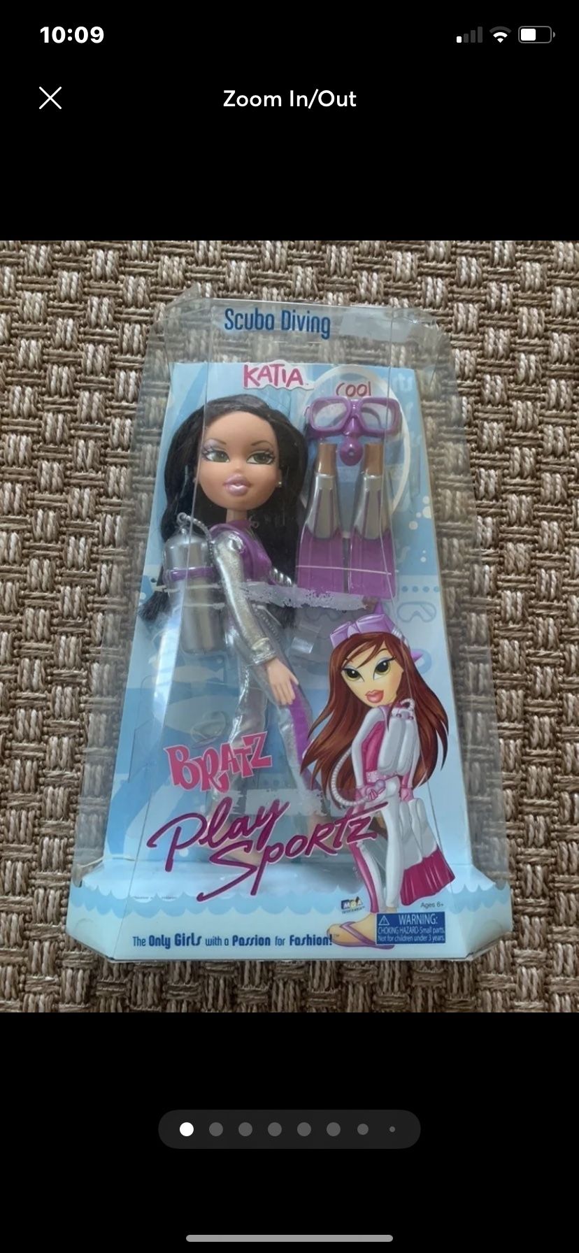 MGA Bratz Play Sportz Scuba Diving Katia Doll New Retired Rare Brats Sports
