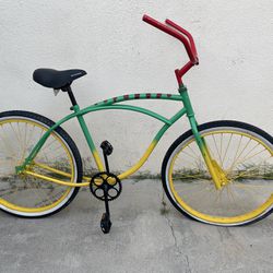 Jurassic Park Inspired Beach Cruiser Bicycle Bike