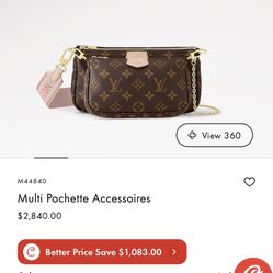  Louis Vuitton Pochette Bag