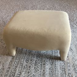 Cream Colored Ottoman