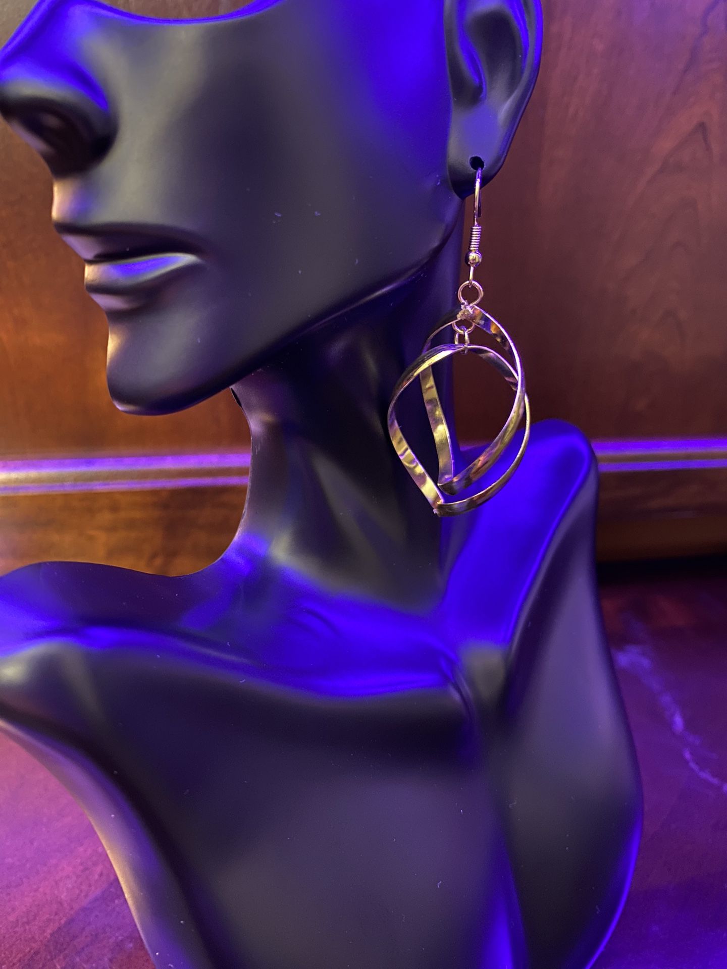 Gold Dangling Earrings