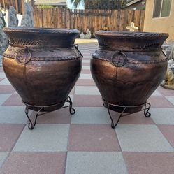 New Flower Pots Made Out Of Clay 