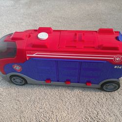 Paw Patrol Mission Cruiser RV Truck Bus Electronic Sounds Opening Top Front & Side Compartments  Transforming Action Vehicle.  Excellent Working Color