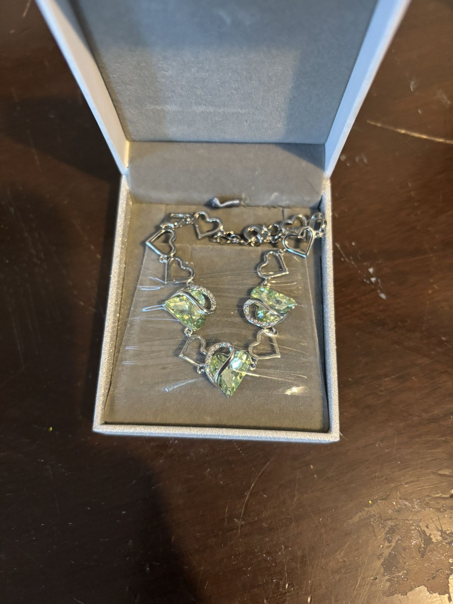 Leafael Infinity Love Heart Link Visit Bracelet w Birthstone Crystal,...