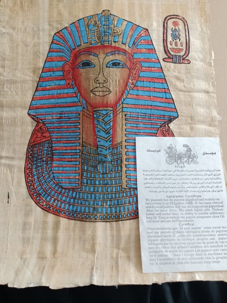 Hand painted Egyptian Art
