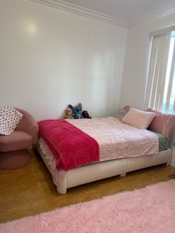 White Cloud Bed Frame and Mattress