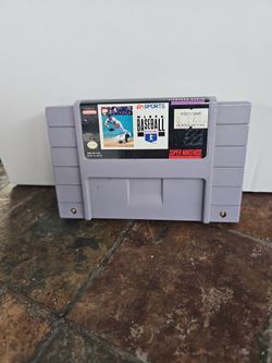 1992 Super Nintendo EA Sports MLBPA Baseball 