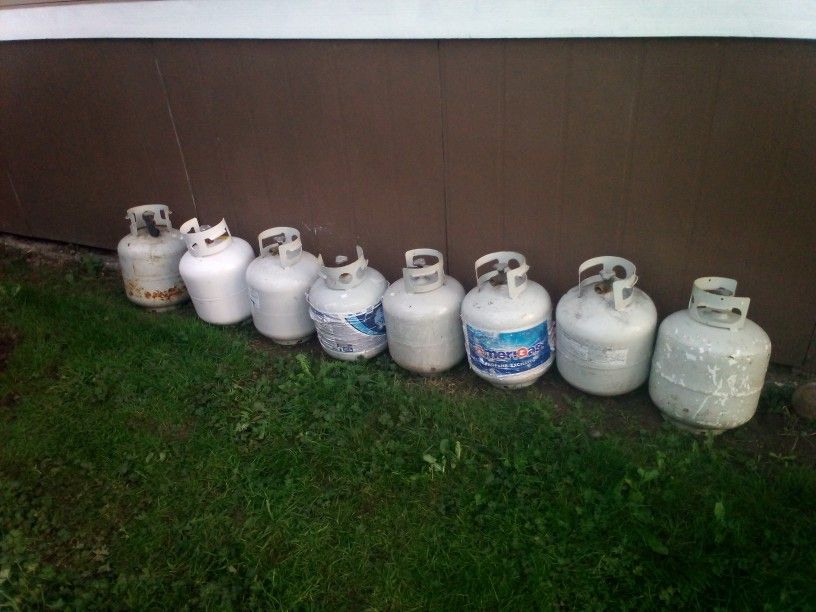 Empty Propane Canisters