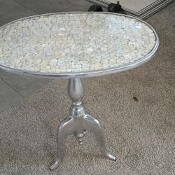 Mosiac Side Table...$25.00...21" Tall